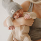 Bamboo Zip Pajamas | Ribbed Cream