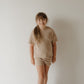 Child Terry Short Set | Tan