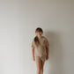Child Terry Short Set | Tan