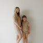 Child Terry Short Set | Tan