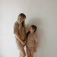 Child Terry Short Set | Tan