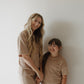 Child Terry Short Set | Tan