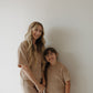Child Terry Short Set | Tan