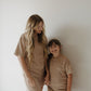 Child Terry Short Set | Tan