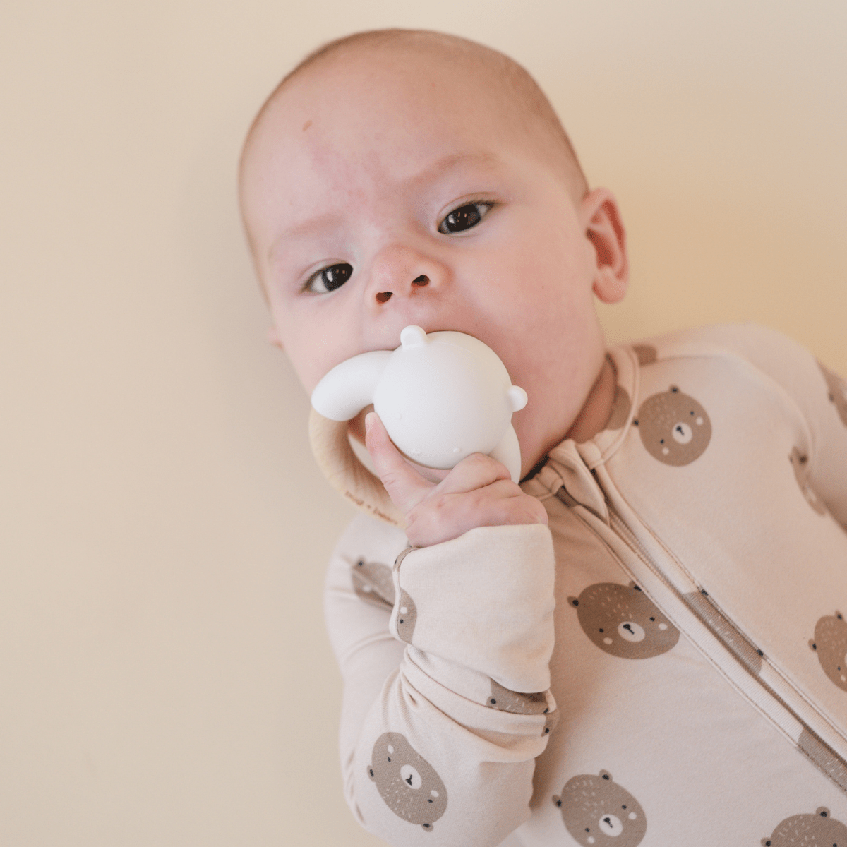 Baby Bear Teether Rattle Toy