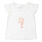 Organic Sleeveless Flutter Top & Shorts Set - Lobster
