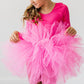 Hot Pink 3/4 Tutu Leotard