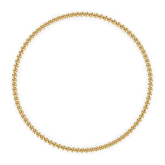 2MM Gold Ball Bracelet - Little Joy Co.