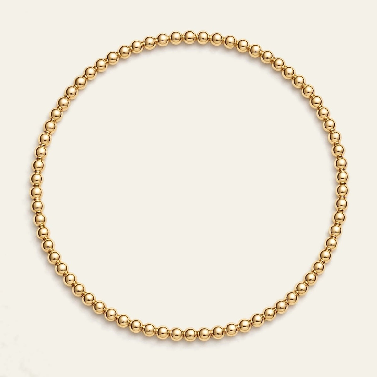 2MM Gold Ball Bracelet