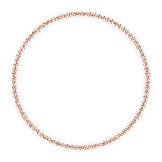 2MM Rose Gold Ball Bracelet - Little Joy Co.