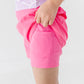 Berry Pink | Ruffle Bum Runner Shorts