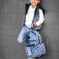 Clear Checkered Backpack