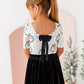 Girly Wreath | Scoop Back TEE