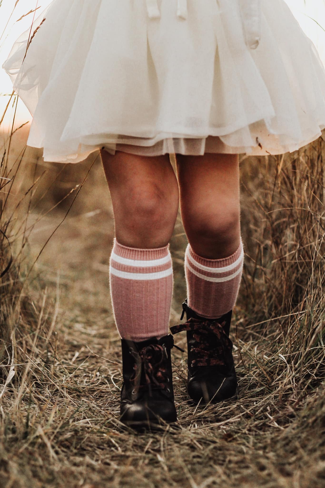 LLB Striped Knee High Socks