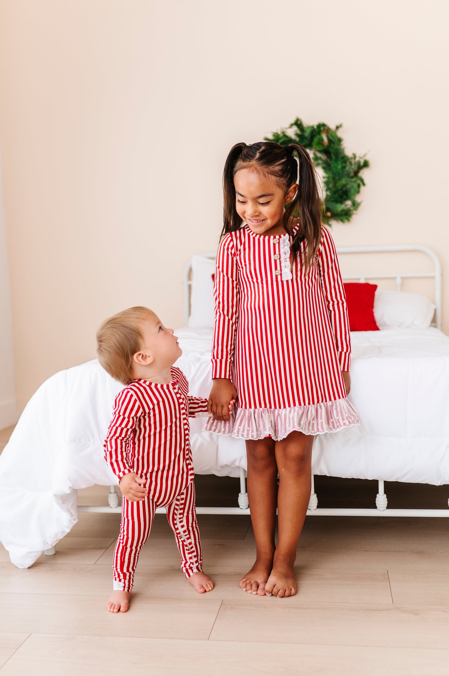 Red Stripes | ZIP ROMPER