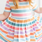 Spring Stripes S/S Pocket Twirl Dress