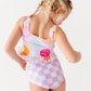 Smilies + Check: Ruffle TWO-PIECE Tankini