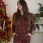 Women's Long Sleeve Bamboo Pajama | Christmas Plaid
