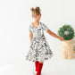 Cream Preppy Bow | Collard Twirl Dress