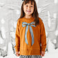 Striped Bow | SIDE-SPLIT SWEATSHIRT