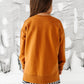 Striped Bow | SIDE-SPLIT SWEATSHIRT