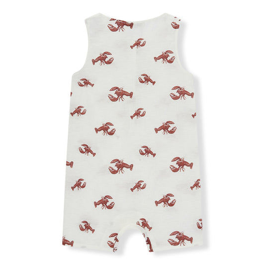 Cream Lobster Tank Top Shortall