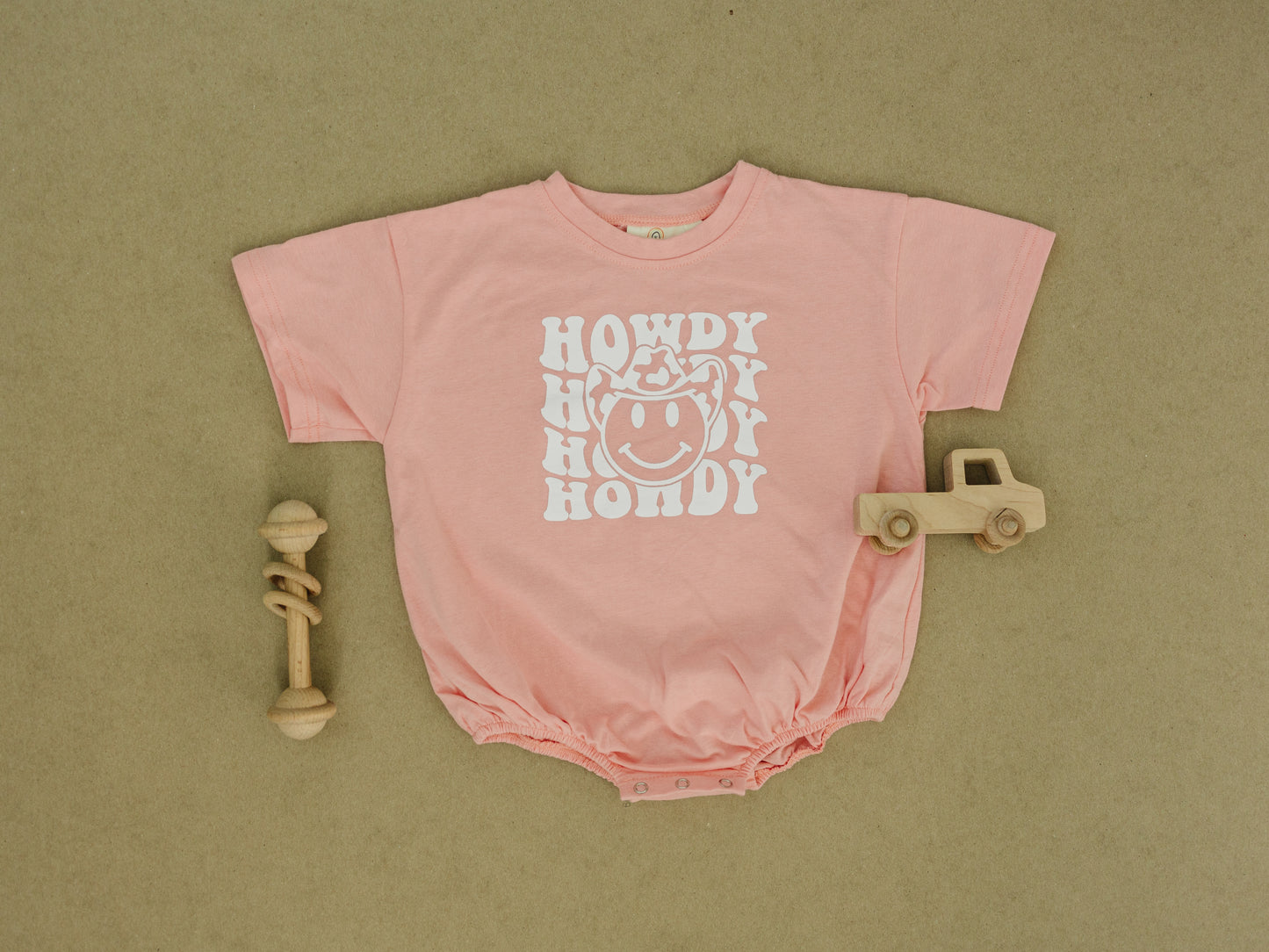 T-Shirt-Strampler „Howdy“