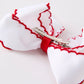 Back-to-school Apple Applique Girls Hairpin 4 Inches/6.25 inches