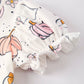 Halloween Pumpkin Ghost Print Cute Girls Dress