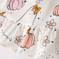 Halloween Pumpkin Ghost Print Cute Girls Dress