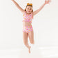 Leopard: Ruffle Bandeau TWO-PIECE