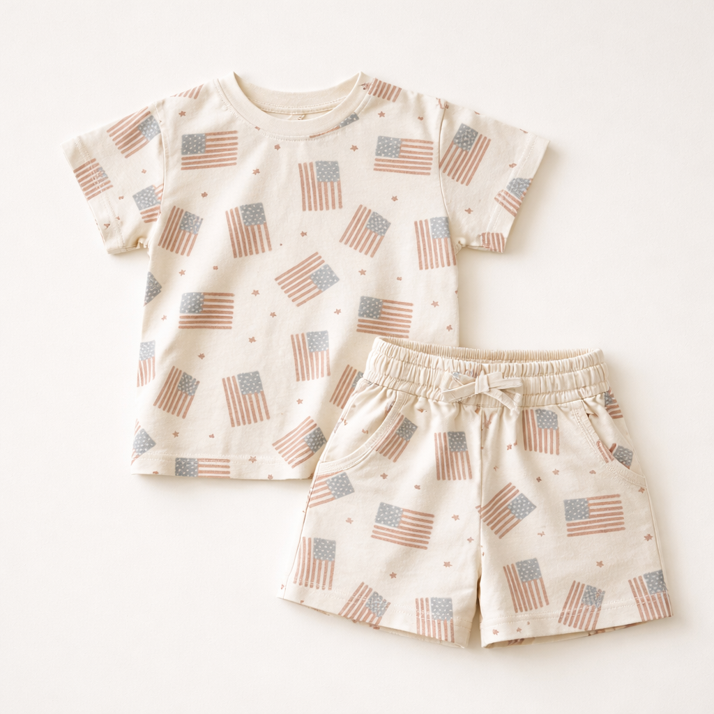 Shorts-Set aus Bio-Baumwolle – weitere Farben
