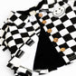 Cotton Shacket | Smiley Checkered Black