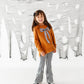 Striped Bow | SIDE-SPLIT SWEATSHIRT