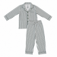 Green Stripe Collared Bamboo Set