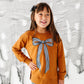 Striped Bow | SIDE-SPLIT SWEATSHIRT