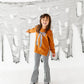 Striped Bow | SIDE-SPLIT SWEATSHIRT