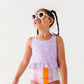 Sunny + Stripes: Ruffle TWO-PIECE Tankini