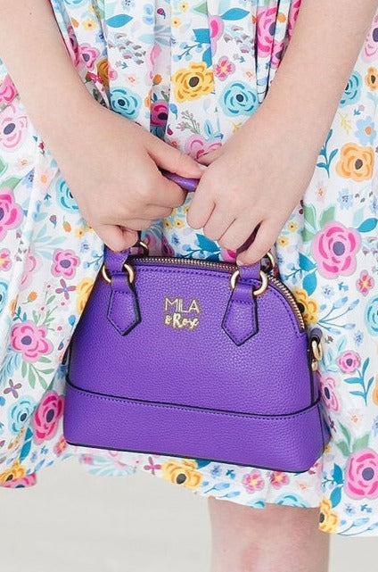 Purple Girl's Crossbody Purse