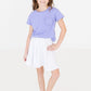 Periwinkle Ruffle Pocket Tee