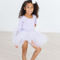 Lavender 3/4 Tutu Leotard