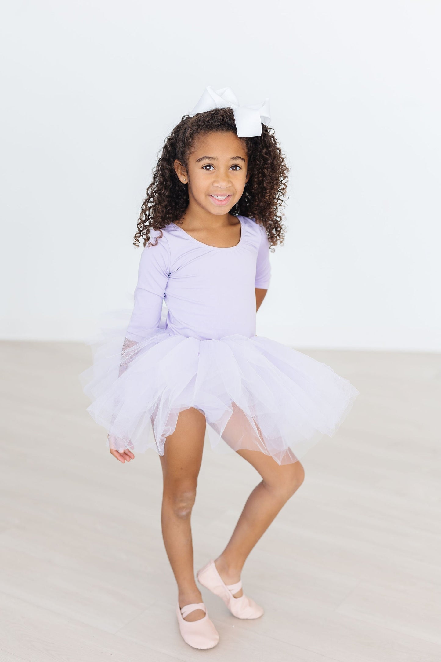 Lavender 3/4 Tutu Leotard