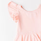 Peach S/S Twirl Leotard