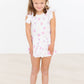 Pastel Polka Dot S/S Twirl Leotard