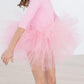 Bubblegum Pink 3/4 Tutu Leotard