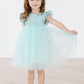 Sage Shimmer Tutu Dress