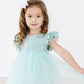 Sage Shimmer Tutu Dress