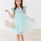 Sage Shimmer Tutu Dress