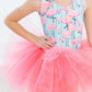 Pretty in Pink Flamingos Tank Tutu Leotard