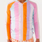 Summer Stripes: RASHGUARD ZIP-UP *SHIRT ONLY!*